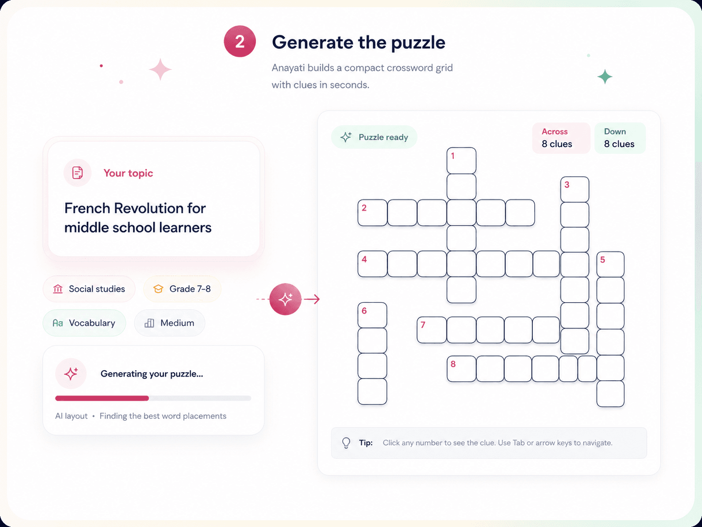 Generate a playable grid